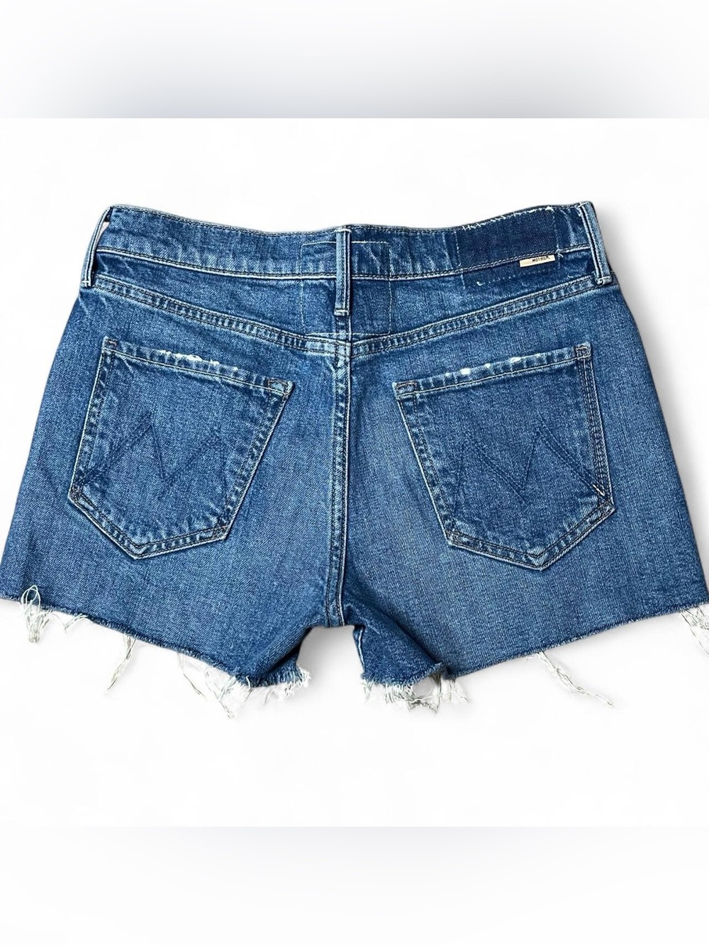 Mother Shorts The Dutchie Short Fray Women's Cut Off Jean Shorts Stretch 26 - Picture 2 of 10